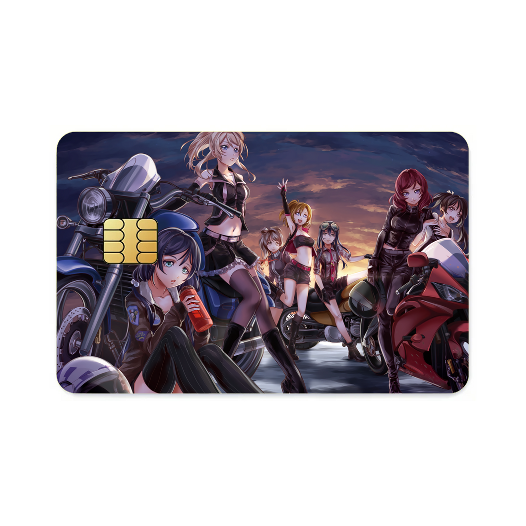 Love Live! Maki Nishikino, Kotori Minami, Umi Sonoda, Honoka Kousaka, Eri Ayase  Credit Card Skins (4-in-1 Pack)