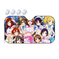 Love Live! Maki Nishikino, Kotori Minami, Umi Sonoda, Honoka Kousaka, Rin Hoshizora  Car Sunshade