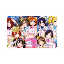 Load image into Gallery viewer, Love Live! Maki Nishikino, Kotori Minami, Umi Sonoda, Honoka Kousaka, Rin Hoshizora  Credit Card Skins (4-in-1 Pack)
