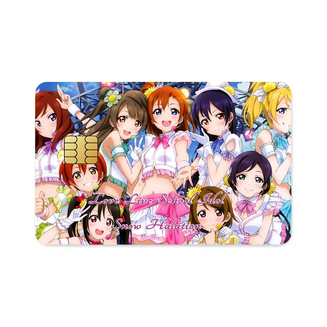 Love Live! Maki Nishikino, Kotori Minami, Umi Sonoda, Honoka Kousaka, Rin Hoshizora  Credit Card Skins (4-in-1 Pack)