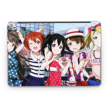 Load image into Gallery viewer, Love Live! Maki Nishikino, Kotori Minami, Umi Sonoda, Honoka Kousaka, Rin Hoshizora  Macbook Skin
