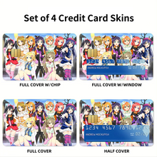 Load image into Gallery viewer, Love Live! U&#39;s Members  Credit Card Skins (4-in-1 Pack)
