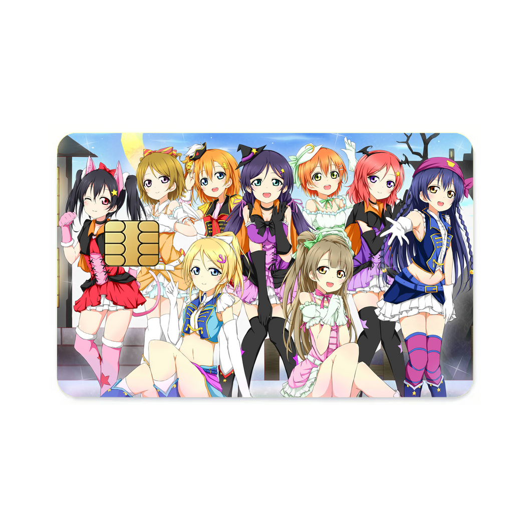 Love Live! U's Members  Credit Card Skins (4-in-1 Pack)
