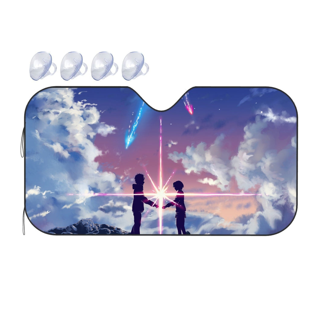 Lovers that can never be together.  Car Sunshade