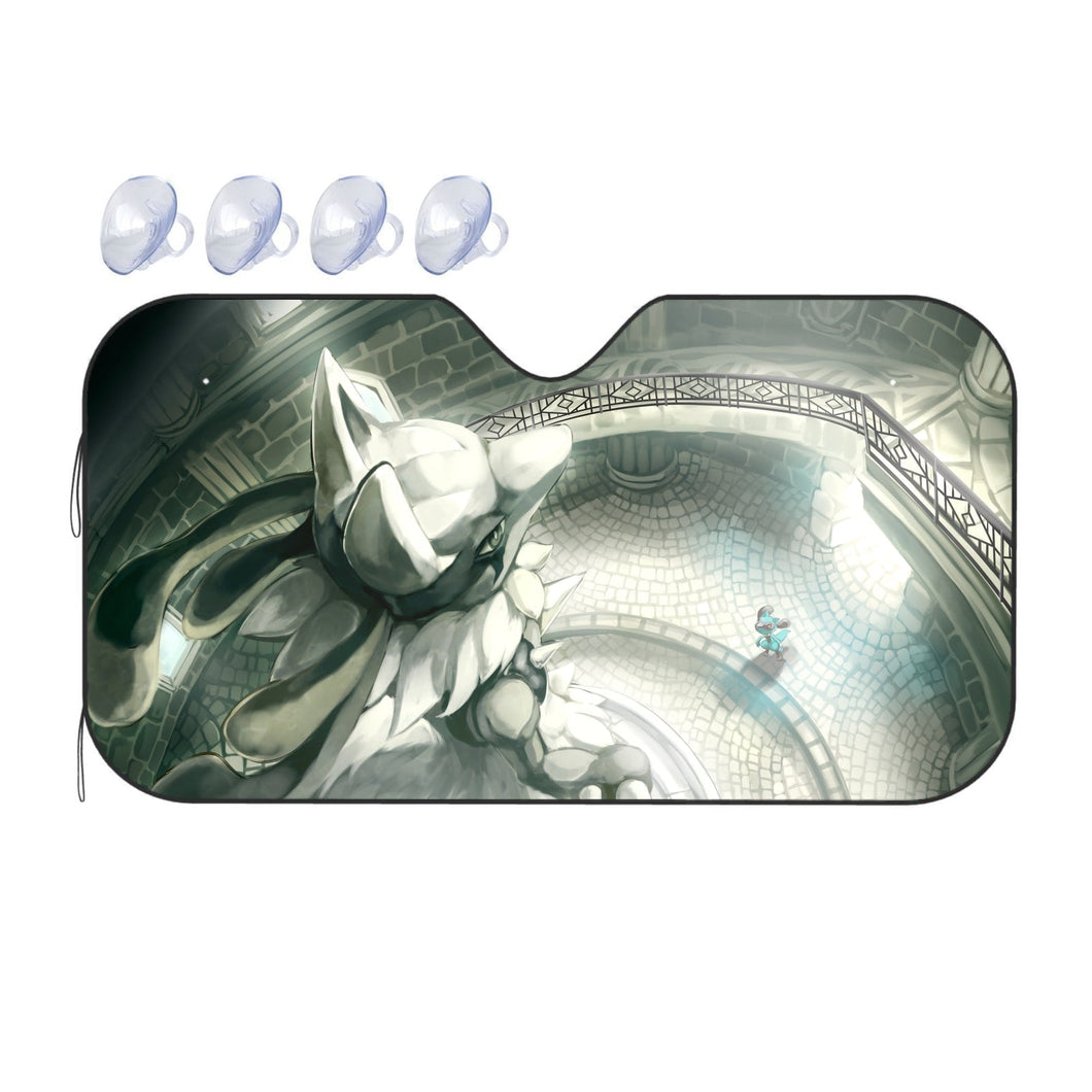 Lucario monument  Car Sunshade