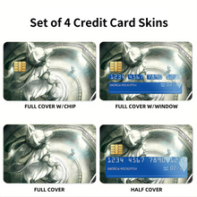 Load image into Gallery viewer, Lucario monument  Credit Card Skins (4-in-1 Pack)
