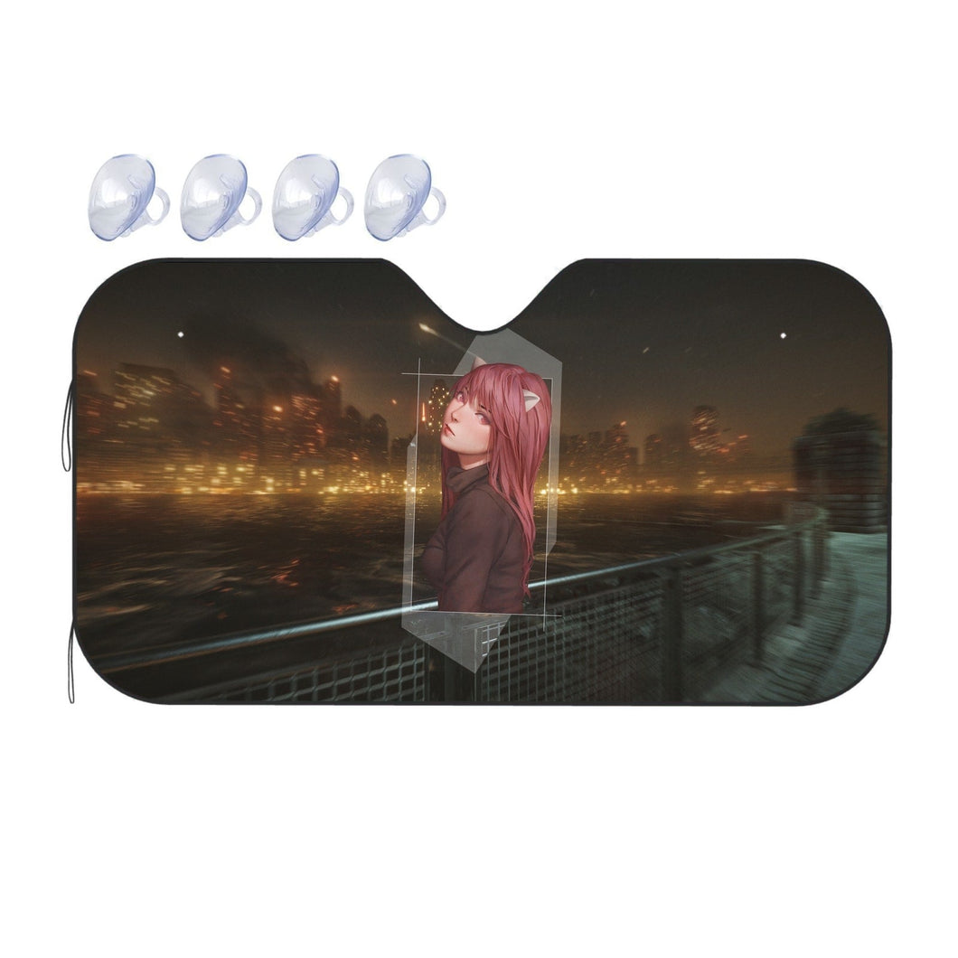 Lucy Elfen Lied Car Sunshade