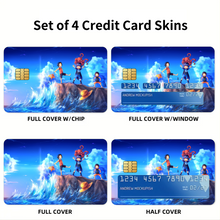 Load image into Gallery viewer, Luffy, Ace and Sabo Credit Card Skins (4-in-1 Pack)
