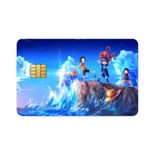 Load image into Gallery viewer, Luffy, Ace and Sabo Credit Card Skins (4-in-1 Pack)
