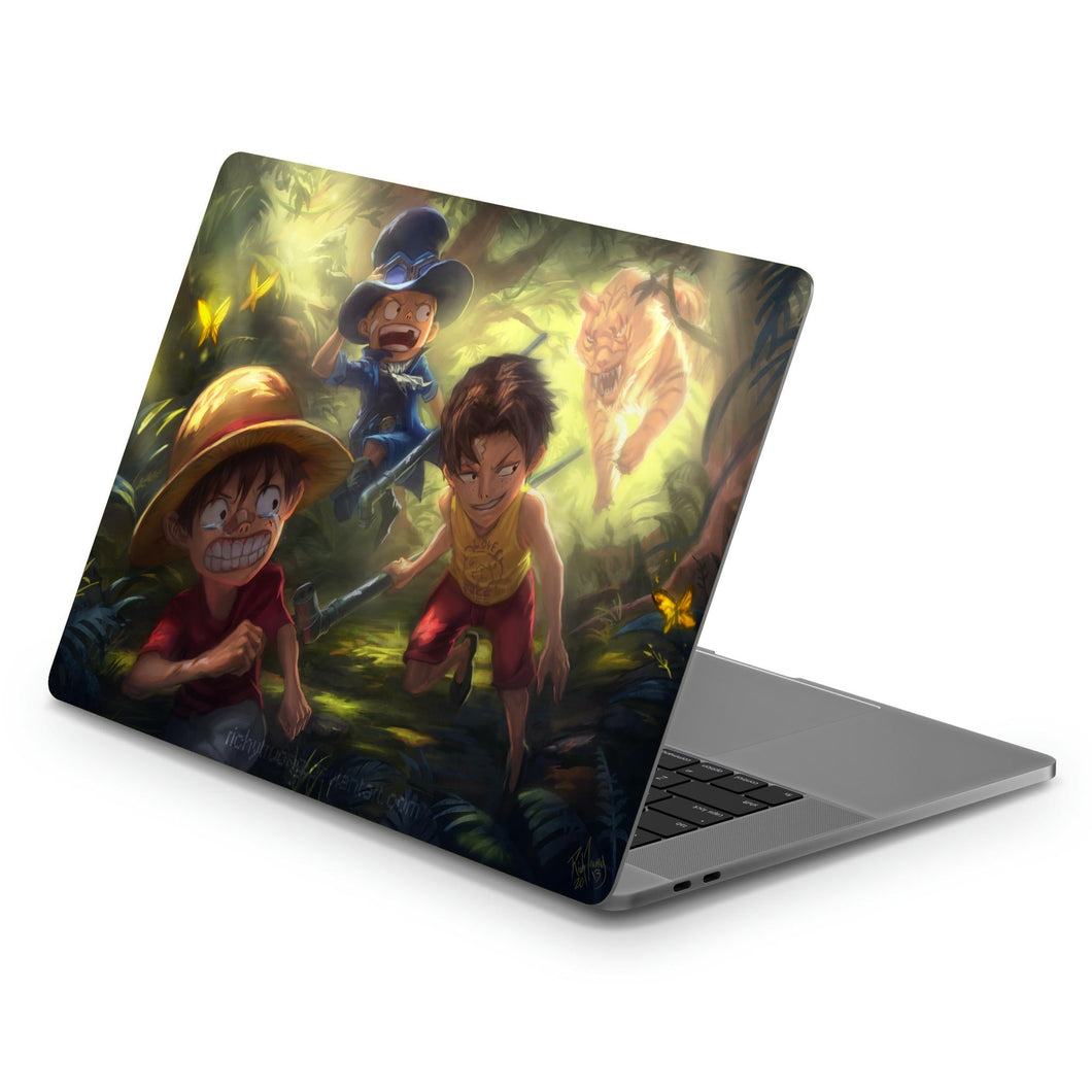 Luffy, Ace and Sabo  Macbook Skin