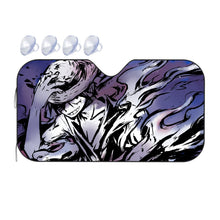 Load image into Gallery viewer, Luffy blue fire Car Sunshade
