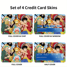 Load image into Gallery viewer, Luffy&#39;s crew  Credit Card Skins (4-in-1 Pack)
