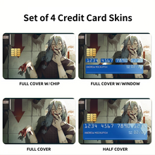 Load image into Gallery viewer, Mahito (Jujutsu Kaisen)  Credit Card Skins (4-in-1 Pack)
