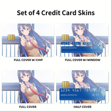 Load image into Gallery viewer, Mai Sakurajima  Credit Card Skins (4-in-1 Pack)
