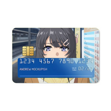 Load image into Gallery viewer, Mai Sakurajima  Credit Card Skins (4-in-1 Pack)
