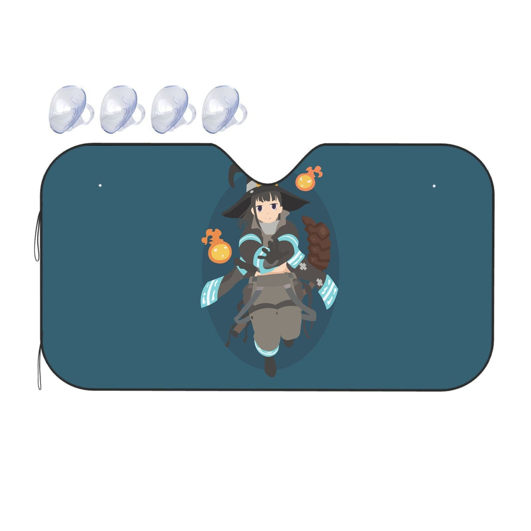 Maki Oze - Fire Force  Car Sunshade