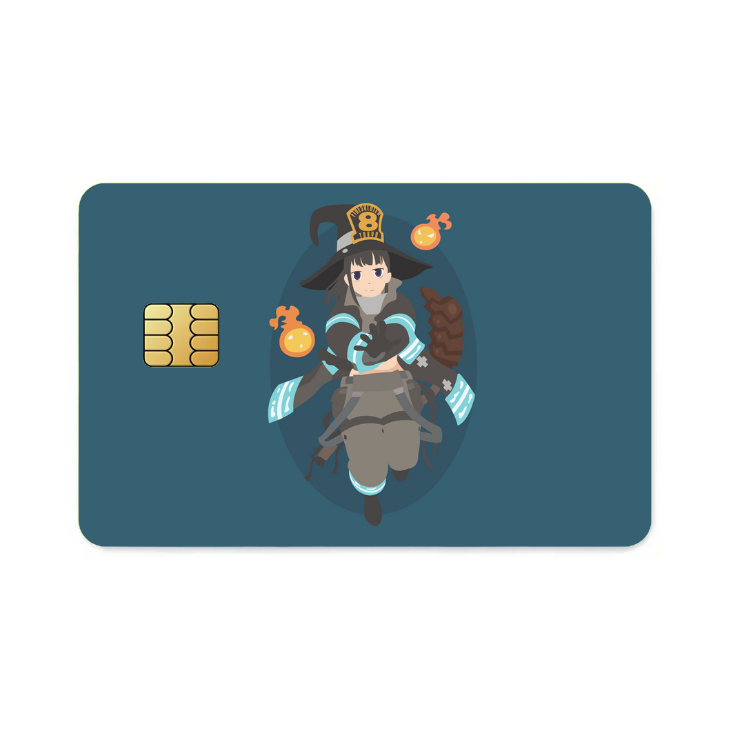 Maki Oze - Fire Force  Credit Card Skins (4-in-1 Pack)