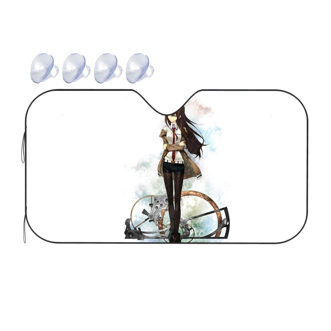 Makise Kurisu Car Sunshade