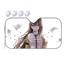 Load image into Gallery viewer, Makise Kurisu Car Sunshade
