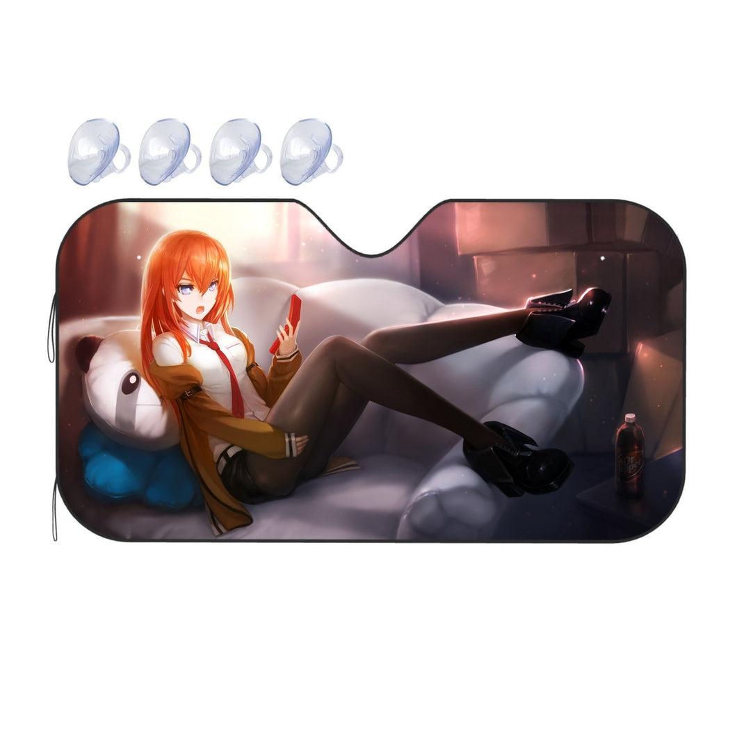 Makise Kurisu  Car Sunshade