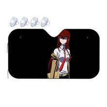 Load image into Gallery viewer, Makise Kurisu Car Sunshade
