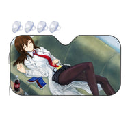 Makise Kurisu Car Sunshade