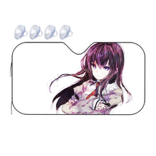 Load image into Gallery viewer, Makise Kurisu  Car Sunshade
