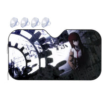 Load image into Gallery viewer, Makise Kurisu Car Sunshade
