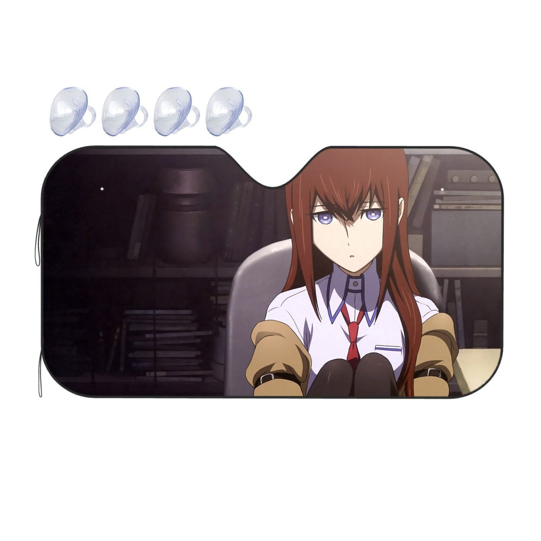 Makise Kurisu Car Sunshade