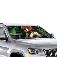 Load image into Gallery viewer, Makise Kurisu  Car Sunshade
