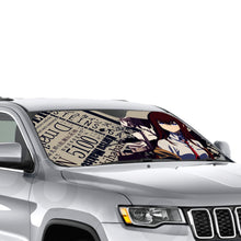 Load image into Gallery viewer, Makise Kurisu Car Sunshade
