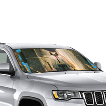 Load image into Gallery viewer, Makise Kurisu Car Sunshade
