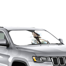Load image into Gallery viewer, Makise Kurisu Car Sunshade
