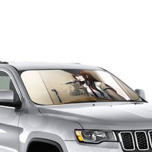 Load image into Gallery viewer, Makise Kurisu  Car Sunshade
