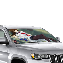 Load image into Gallery viewer, Makise Kurisu Car Sunshade
