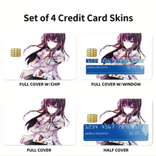 Load image into Gallery viewer, Makise Kurisu  Credit Card Skins (4-in-1 Pack)
