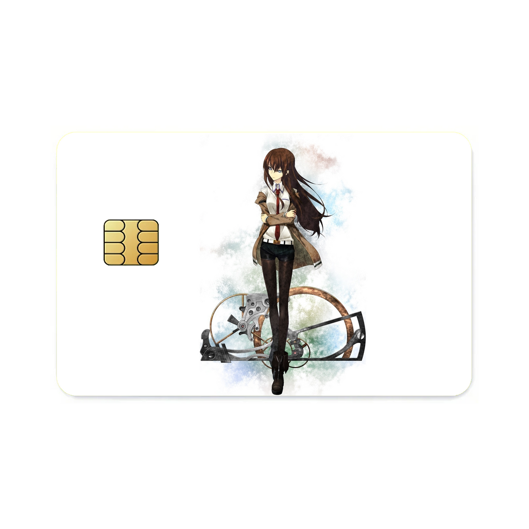 Makise Kurisu Credit Card Skins (4-in-1 Pack)
