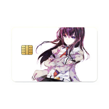 Load image into Gallery viewer, Makise Kurisu  Credit Card Skins (4-in-1 Pack)
