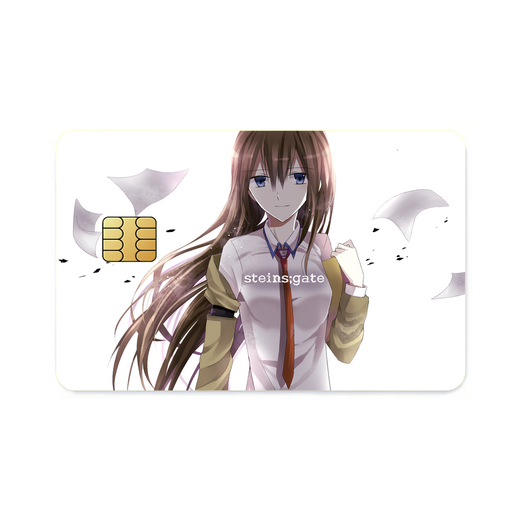 Makise Kurisu Credit Card Skins (4-in-1 Pack)