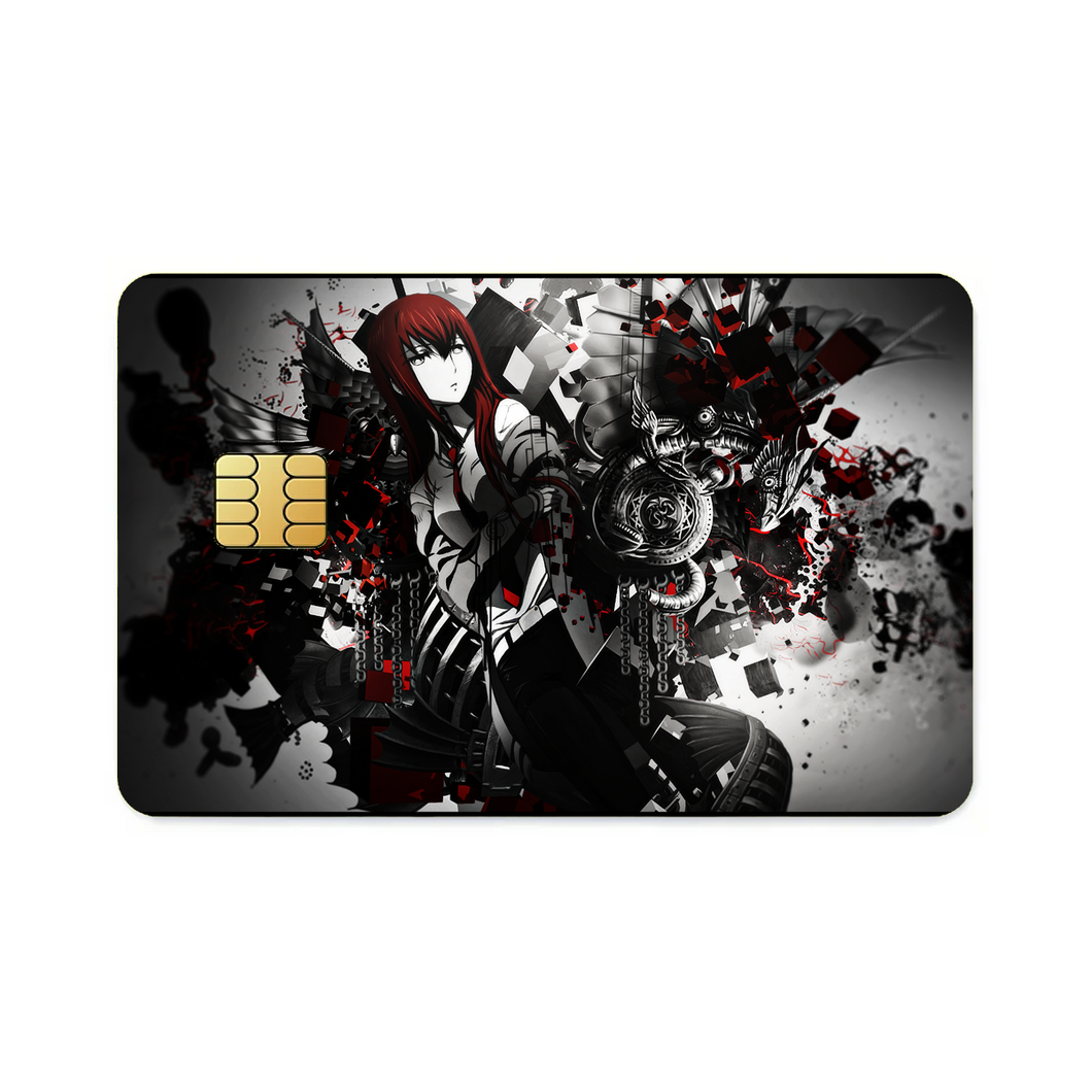 Makise Kurisu  Credit Card Skins (4-in-1 Pack)
