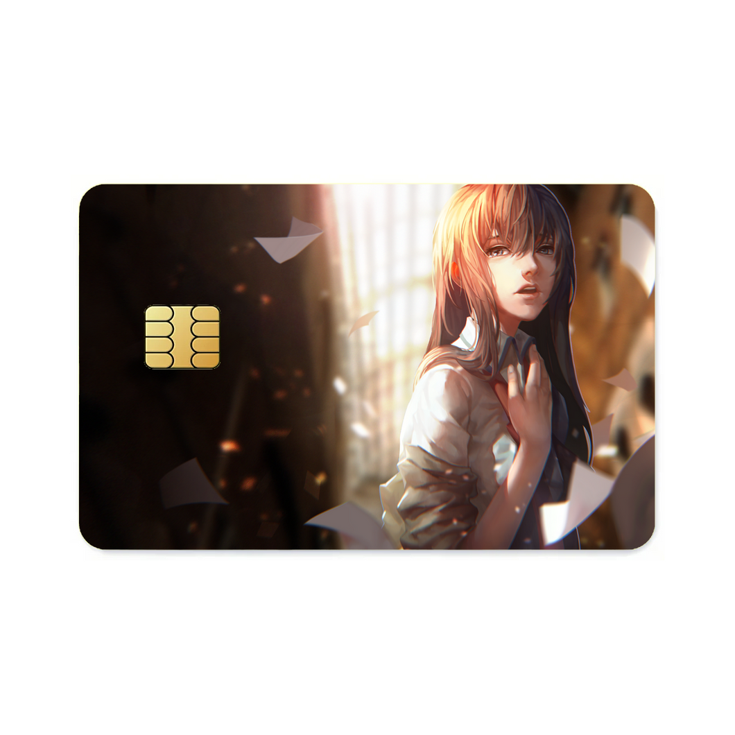 Makise Kurisu  Credit Card Skins (4-in-1 Pack)