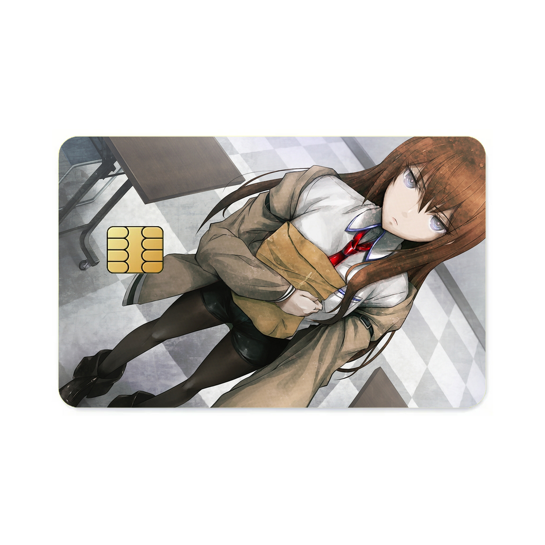 Makise Kurisu  Credit Card Skins (4-in-1 Pack)