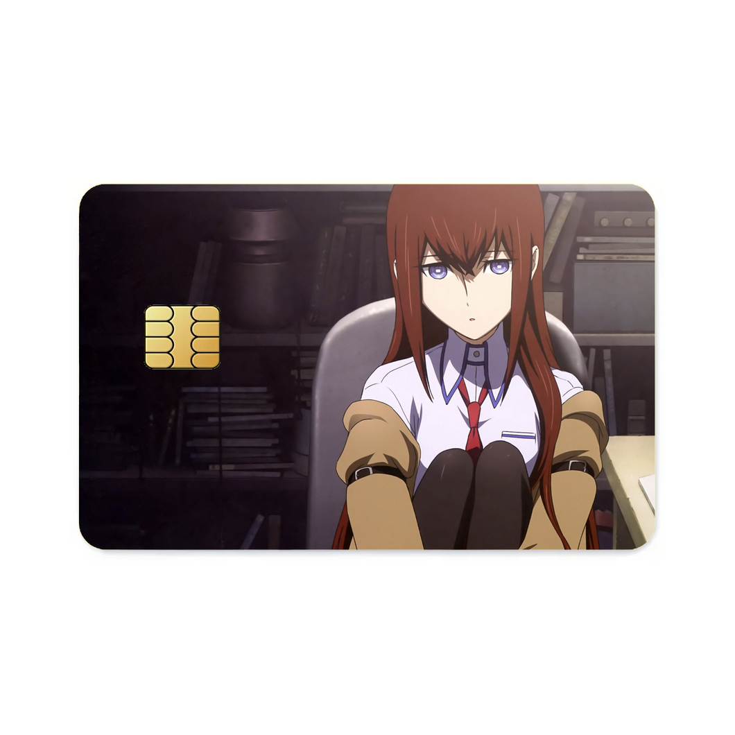 Makise Kurisu Credit Card Skins (4-in-1 Pack)