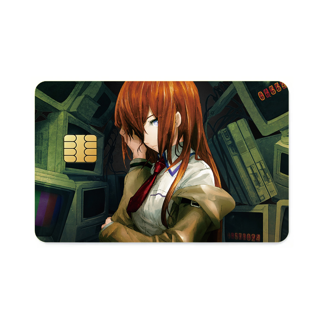 Makise Kurisu  Credit Card Skins (4-in-1 Pack)