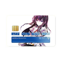 Load image into Gallery viewer, Makise Kurisu  Credit Card Skins (4-in-1 Pack)

