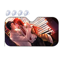 Load image into Gallery viewer, Makise Kurisu &amp; Rintaro Okabe Car Sunshade
