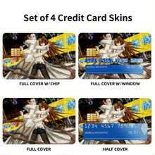 Load image into Gallery viewer, Makise Kurisu &amp; Rintaro Okabe Credit Card Skins (4-in-1 Pack)
