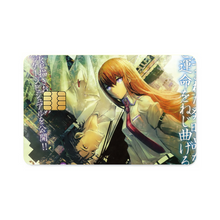 Load image into Gallery viewer, Makise Kurisu &amp; Rintaro Okabe Credit Card Skins (4-in-1 Pack)
