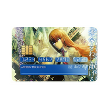 Load image into Gallery viewer, Makise Kurisu &amp; Rintaro Okabe Credit Card Skins (4-in-1 Pack)
