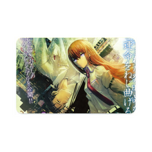 Load image into Gallery viewer, Makise Kurisu &amp; Rintaro Okabe Credit Card Skins (4-in-1 Pack)
